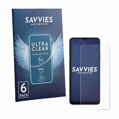 Savvies - Screenprotector voor General Mobile GM 26 Pro 5G - Folie Beschermfolie transparant 6 Stuks