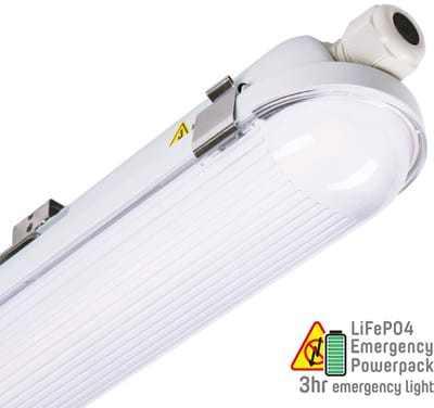 LED's Light PRO LED TL armatuur met noodaccu 150 cm 7200 - 4 lichtstanden - 47W - Buislamp