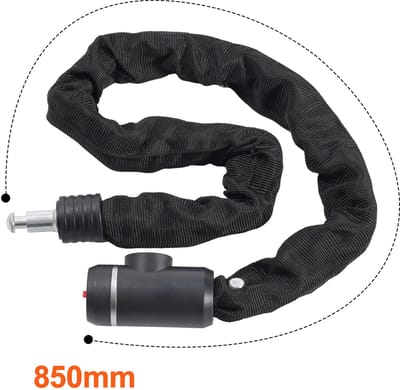 Fietskettingslot - Kettingslot - 88 cm Lang - Anti-diefstal - Hoge beveiliging - Met 2 sleutels - Robuust - Voor Fiets, Scooter & Motor