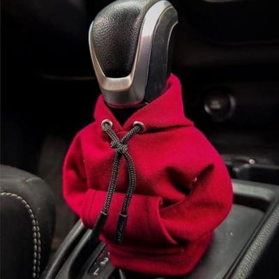 Auto Versnellingspook Hoodie Cover Schattig Sweatshirt Pookknop Cover Versnellingspookknop Handvat Decoratie Past Handgeschakeld Automatisch Universeel Auto Schakelen