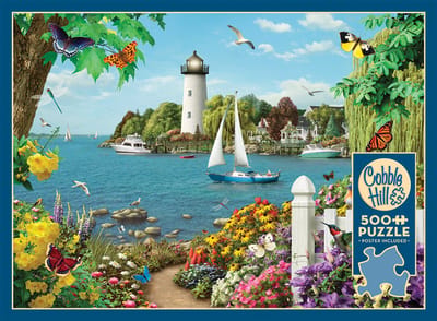 Cobble Hill Puzzel 500 Stukken: Boot en Zeezicht