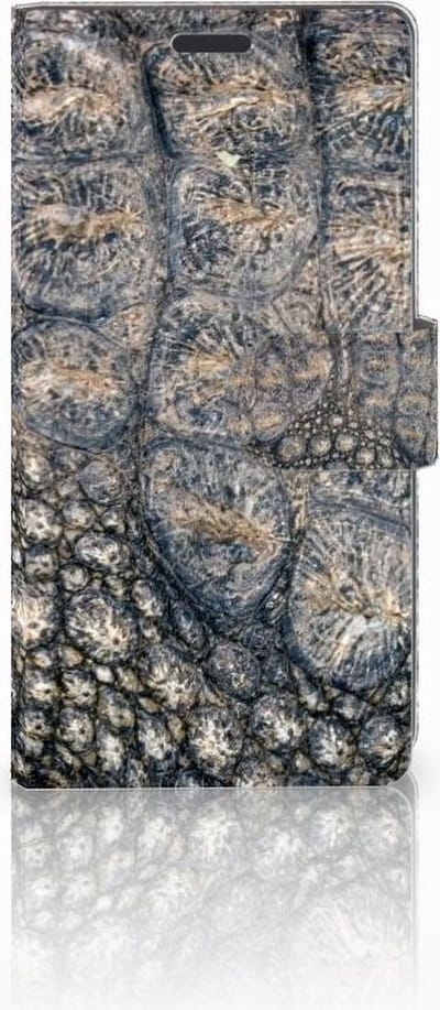 Sony Xperia Z3 Telefoonhoesje met Pasjes Krokodillenprint