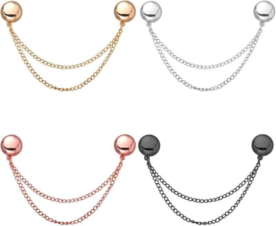 Multifunctionele Magnetische Kledingclips - 4 Stuks, Ideaal voor Mouwen, Rokken en Jurken in Diverse Kleuren