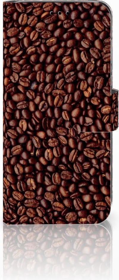 Boekhoesje voor Huawei P20 Lite Book Cover Koffiebonen