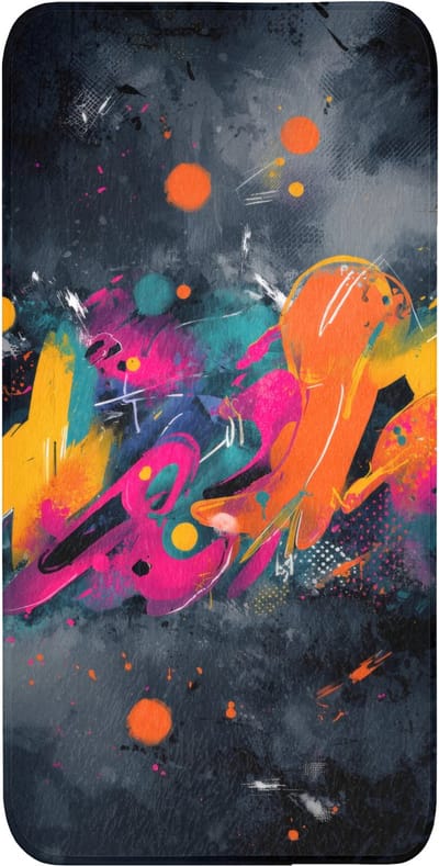 WC mat 60x120 cm - Antislip - Abstract - Graffiti - Kleurrijk - Verfspatten - Toiletmat - Vloermat - Douchemat - Toilet tapijt - Toiletmatten