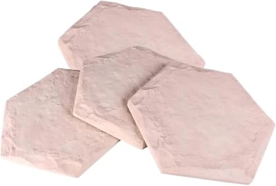 Stapstenen Tuin - Buitenpad Stenen - Pad Aanleggen - Weerbestendig Materiaal - 4 Stuks - Grijs