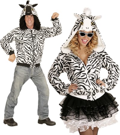 Zebra truitjes met ritssluiting