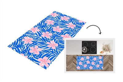 Keukenloper - Loper keuken - Hawaii - Bloesem - Tropisch - Patronen - 120x60 cm - Keukenloper vinyl