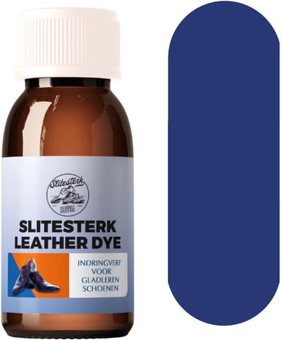 SlITESTERK indringverf voor gladleren schoenen en laarzen - DONKER BLAUW - 100ml