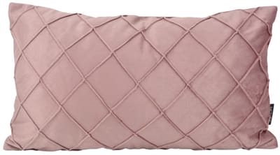 NOVÉE Sierkussen velvet cross oudroze | 30x50 cm | velvet/polyester