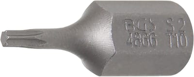 BGS Bitsaandrijving buitenzeskant 10 mm (3/8") T-profiel (vo...