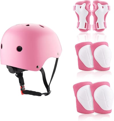 Compleet Kinder Beschermingsset met Helm, Knie- en Elleboogbeschermers voor Fietsen en Skaten