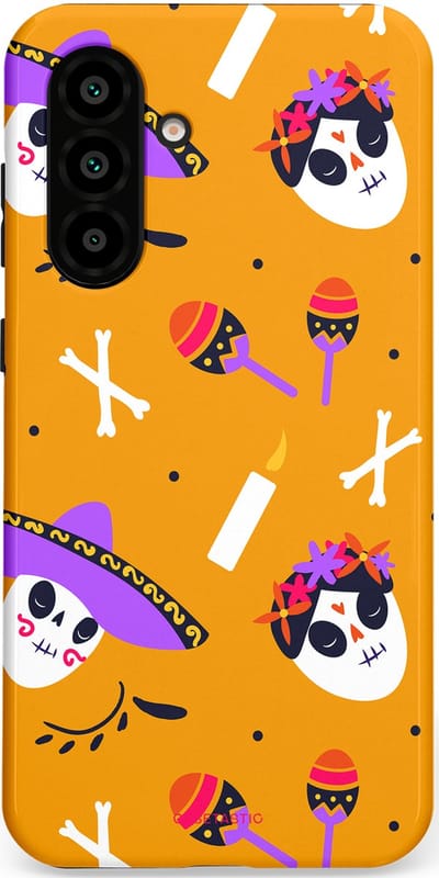 Casetastic Hoesje Geschikt voor Samsung A56 / A36 - Stijlvolle Beschermende Duo-layer Case - Viva Muertos