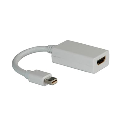 Roline Mini DisplayPort naar HDMI adapter - UL gecertificeerd - 0,10 meter