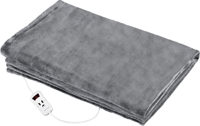 ProfiCare WZD 3061 - Elektrische knuffeldeken - Bovendeken - (130x180cm) - grijs