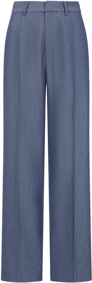 Banned - Hattie Broek rechte pijpen - S - Blauw