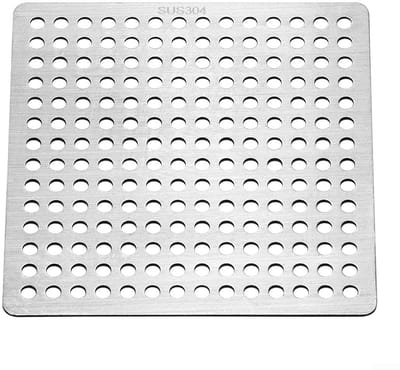 Dailygoods- Afvoerfilter Roestvrij Staal - Doucheafvoerzeef - Haarvanger - Afvoerstop - Afvoerplug - Perfecte Pasvorm (11,5 cm) - Afvoerzeef