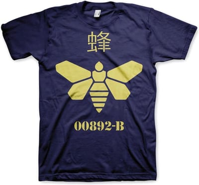 Breaking Bad Methlamine Barrel Bee T-shirt Navy