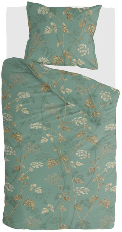 Byrklund Dekbedovertrek Vera - 140x220 - 80% Polyester / 20% Katoen - Groen