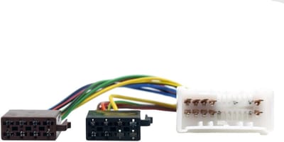 Radio Aansluitkabel - ISO Kabel - Auto Radio Installatie - Stroom en Luidsprekers - 20 cm - Zwart