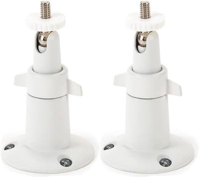 Wandhouder voor Buiten Camera, 2 Stuks, 360 Graden Verstelbaar, Muurbeugel voor Binnen en Buiten, Accessoire voor Beveiligingscamera's, Waterdicht en Roestvrij