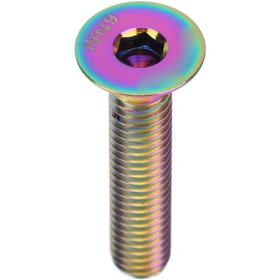 RISK Headset Stuurpen Topkap Bevestigingsbout M6x30mm Fiets Stuurpen Bout Schroef Titanium Legering voor Fietsreparatie