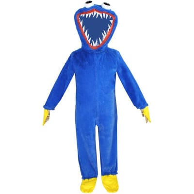 Grote Blauwe Kat Lachende Critters Pluche Speelgoed Catnap Dogday Knuffelpoppen Cartoon Dier Spel Randapparatuur Pluche Speelgoed Cadeau S blauw