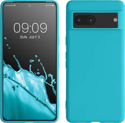 kwmobile telefoonhoesje geschikt voor Google Pixel 7 - Hoesje voor smartphone - Back cover in ijsblauw