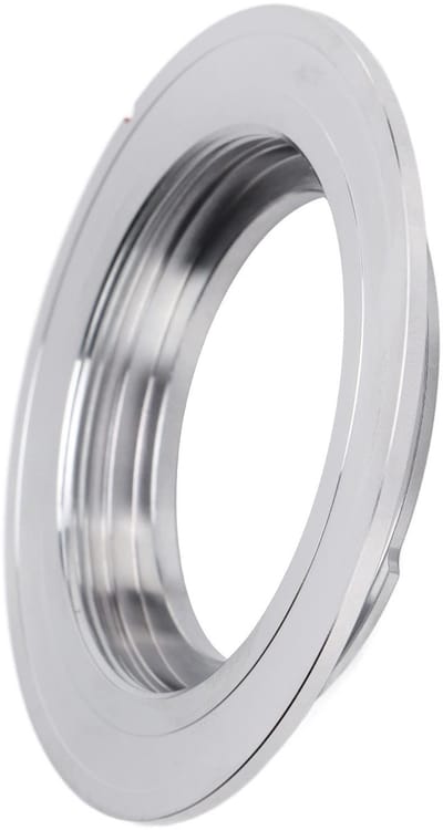 Dailygoody - Lens Adapter Ring - M42-MD Adapter - Slijtvaste constructie - Zilver-koperlegering - Geschikt voor MD-vatting camera's - Perfecte pasvorm