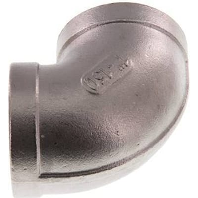 1'' NPT RVS L-Fitting 90graden 16 Bar