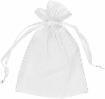 Fruit Beschermnetjes - Tuinnetten Groentezakken - Fruit Beschermen - Met Trekkoord - 10x15 cm - Wit