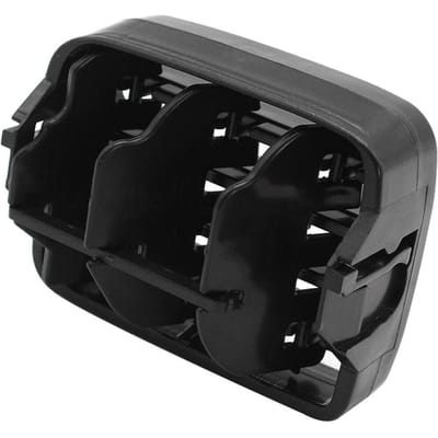 Auto Luchtrooster Paneel Grille Cover, Ventilatie Grille Luchtuitlaat Nozzle Grille Geschikt voor Renault Clio 1998 2006 zwart
