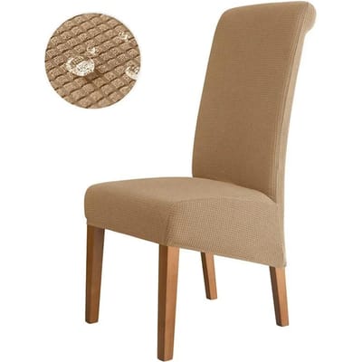 Grote Maat Stoelhoezen Hoge Rug Grote Keuken Bureau Stoelhoes Verstelbare Zitting Spandex Hoes voor Banket Thuis 1 piece