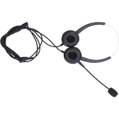 Callcenter Headset Verstelbare Bedrade Geluidsonderdrukkende Klantenservice Headset voor RJ9 Headset