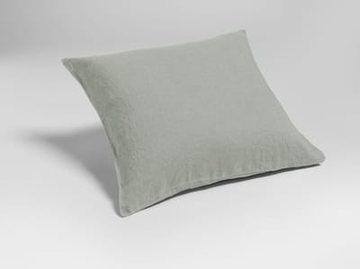 Yumeko kussensloop gewassen linnen mistig groen 65x65 - Biologisch & ecologisch - 1 stuk