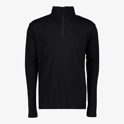 Mountain Peak heren thermoshirt met rits zwart - Maat M