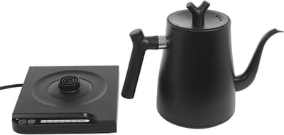 Elektrische waterkoker - Zwanenhals ketel - Dranken bereiden - Intelligente temperatuur - 1 liter - Zwart