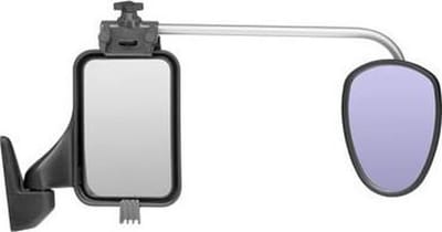 Repusel Caravanspiegel Repusel - Luxmax bol anti-verblindings glas, lange RVS arm - Per paar
