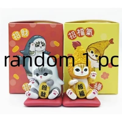 Mofusand Lucky Cat Handgemaakt Gelukkig En Welvarend Gelukkig En Onstuitbaar Woondecoratie Model Decoratie Ornament Gekookte Garnalen Kat