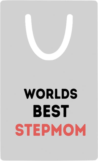 Hacebo® - worlds best stepmom metalen boekenlegger - Mama - de beste stiefmoeder - Moeder cadeautjes - moederdag - verjaardagscadeau - verjaardag - cadeau - geschenk - kado - gift - moeder artikelen Bladwijzer boekenleggers - 7.6 cm x 5cm