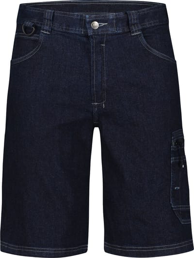 Jeanswerkshort met stretch
