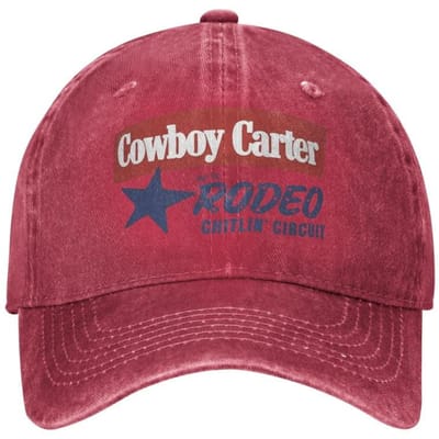 Beyonce Cowboy Carter Rodeo Casquettes de Baseball Rétro Denim Décoloré Lavé Snapback Chapeau Hommes Femmes Extérieur Ajustable Casquettes Chapeau Adjustable pink