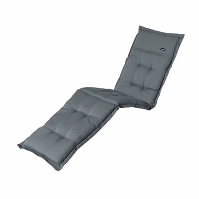 Madison Ligbedkussen - Rib Grijs - Loungekussen - Tuinkussen - 200 x 60cm