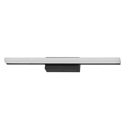 OSRAM Orbis Spiegellamp in zwart, 60 cm, aluminium behuizing, 10 W, 950 lm, IP44 beschermingsklasse, kleurtemperatuur instelbaar via Click CCT (4000 K en 3000 K), traploos dimbaar via aanraakbediening