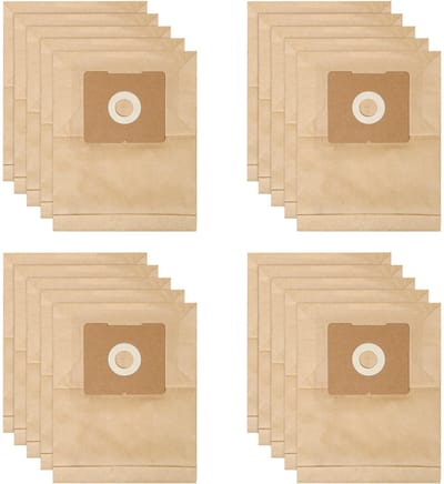 20 stuks vervangende stofzuigerzakken | geschikt voor Bissell Zing modellen 4122, 2154, 1668 en meer | Duurzame zakken voor stofreservoir stofzuigers