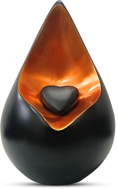 Unieke As Urn - 3 Liter - Handgemaakte urn - Urn - Crematie Urn - Uniek - Voor Huisdieren of Menselijk As - Crematie As - Decoratie Urn - Vulcano