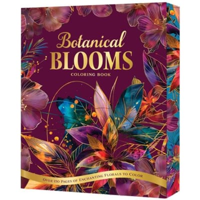 Botanical Blooms Coloring Book - Chartwell Deluxe Spredges Editions - Editors of Chartwell Books
