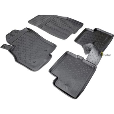 NORM Liners | Tapis De Sol En Caoutchouc TPE Toutes Saisones Pour Fiat Grande Punto 2005-2018 noir