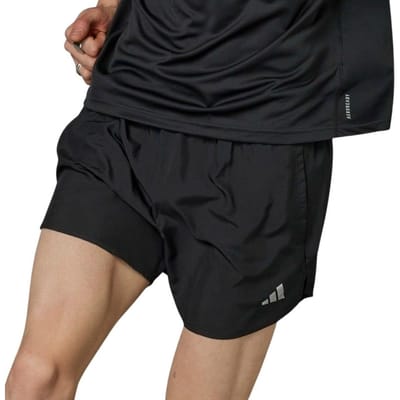 Adidas Unisex Performance Run It Short Black Maat: L 7" | Korte Broeken Outlet | Unisex | Zwart