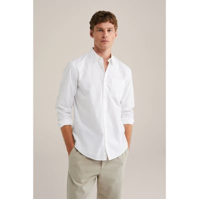 WE Fashion Shirt White Taglia: M | Camicie Casual Outlet | Uomo | Bianco